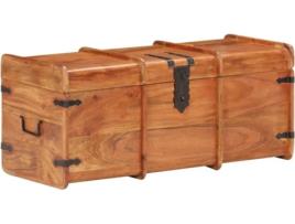 Arca de Arrumação VIDAXL 289643 (Madeira - 90 x 40 x 40 cm - Castanho)