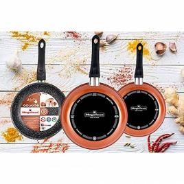 Set Juego 3 Sartenes 24-26-28 Cm Magefesa Copper