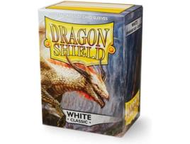 Conjunto de 100 capas para cartas  Dragon Shield Classic White (3 anos)