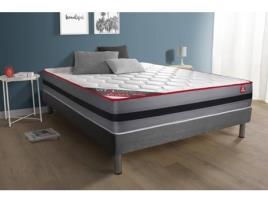 Conjunto de Sommier + Colchão VITALIT Vitalspring Recover (150x190 cm - Espuma Viscoelástica e Molas)