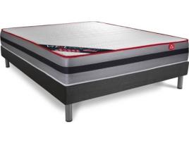 Conjunto de Sommier + Colchão  Vitalpower Recover (140x200 cm - Espuma Viscoelástica)