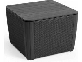 Mesa de apoio para jardim ALLIBERT Luzon + grafite 241664