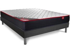 Conjunto de Sommier + Colchão VITALIT Vitalspring (160x200 cm - Molas Ensacadas)
