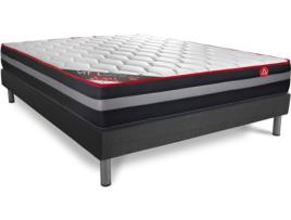 Conjunto de Sommier + Colchão VITALIT Vitalspring Zen (180x220 cm - Espuma Viscoelástica e Molas Ensacadas)