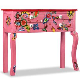 Mesa  244597 Rosa (Madeira - 90 x 30 x 76 cm)