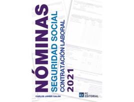 Livro Nóminas, Seguridad Social, Contratación Laboral 2021 de Carlos Javier Galán (Espanhol)