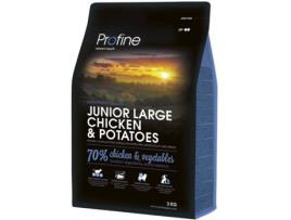 Ração para Cães  Junior (3Kg - Seca - Porte Grande - Sabor: Frango)