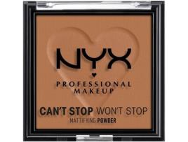 Base em Pó NYX Can'T Stop Won'T Stop Mattifying Pressed (6 g)