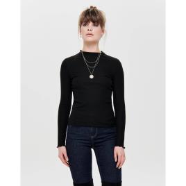 Camisola em malha fina, acabamentos fantasia