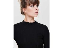 Only Camisola em malha fina, acabamentos fantasia