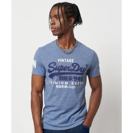 T-shirt de gola redonda, Vintage Logo