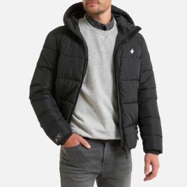 Superdry Blusão com fecho e capuz, Sports Puffer