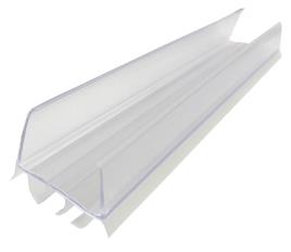 Vedante para porta STOP PVC 1 MT TRANSPARENTE BRESME