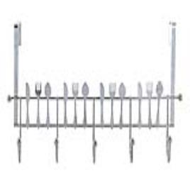 Ganchos para Portas DKD Home Decor Prata Metal Talheres (34 x 17 x 9 cm)