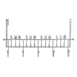 Ganchos para Portas  Prata Metal Talheres (34 x 17 x 9 cm)