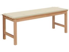 Banco de Jardim VIDAXL c/Almofada 3062813 (120x40x45 cm - Madeira de Teca)