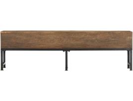 Banco de Entrada VIDAXL Castanho (Madeira - 160 x 30 x 46 cm)
