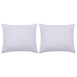 Protetores de almofadas 2 pcs 60x70 cm branco