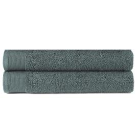 Toalhas de banho 2 pcs algodão 450 g 70x140 cm verde