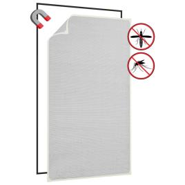 Tela anti-insetos magnética janela 80x140 cm fibra vidro branco