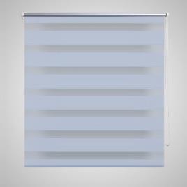 Estore de rolo 80 x 175 cm, linhas de zebra / Branco