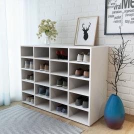 Sapateira em aglomerado 92x30x67,5 cm branco