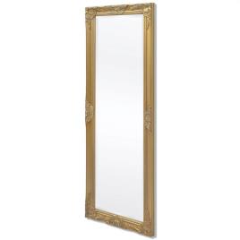Espelho de parede estilo barroco, 140x50 cm, dourado