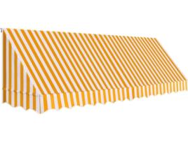 Toldo para Bar VIDAXL (Laranja - Tecido - 400x120 cm)