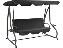 Baloiço de Jardim VIDAXL Cinzento 313339