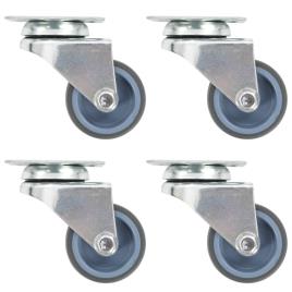 Rodas giratórias duplas 4 pcs 50 mm