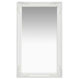 Espelho de parede estilo barroco 60x100 cm branco