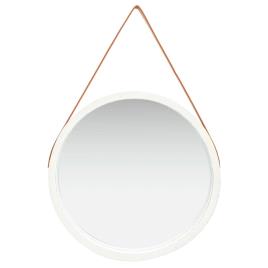 Espelho de parede com alça 60 cm branco