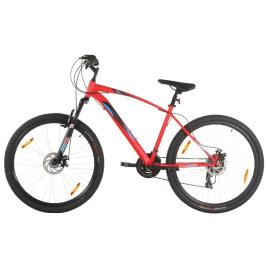 Bicicleta de montanha 21 velocidades roda 29' 48 cm vermelho
