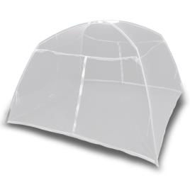 Tenda de campismo 200x180x150 cm fibra de vidro branco