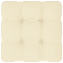 Almofadão para sofá de paletes 50x50x12 cm creme