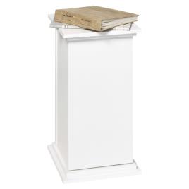 Mesa de apoio com porta 57,4 cm branco