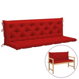 Almofadão para cadeira de baloiço 180 cm tecido vermelho