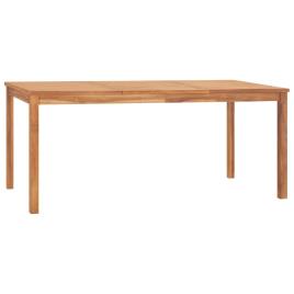 Mesa de jantar para jardim 180x90x77 cm madeira teca maciça
