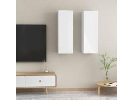 Móveis TV VIDAXL 2 Peças 803357 (30.5 x 30 x 90 cm - Compensado - Branco)