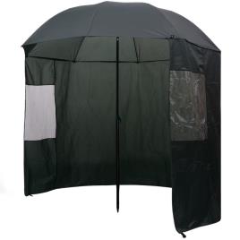 Guarda-chuva pesca, verde, 240x210 cm