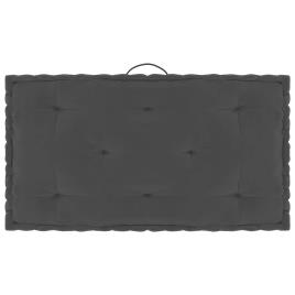 Almofadão para móveis de paletes 73x40x7 cm algodão antracite