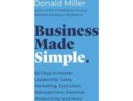 Livro Business Made Simple De Donald Miller (Inglês)