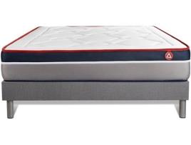 Conjunto de Sommier + Colchão VITALIT Vital Ergo (150x200 cm - Espuma Viscoelástica e Molas Ensacadas)