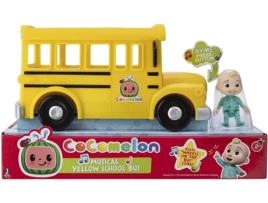 Autocarro BANDAI Amarelo Musical Cocomelon