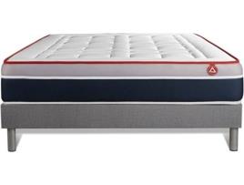 Conjunto de Sommier + Colchão  Vital Soft (160x190 cm - Espuma Viscoelástica)