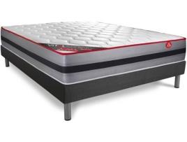 Conjunto de Sommier + Colchão  Vitalspring Recover (140x220 cm - Espuma Viscoelástica e Molas)
