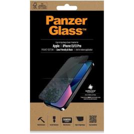 Película Ecrã Panzer Glass Privacy para Apple iPhone 13 / iPhone 13 Pro - Preto