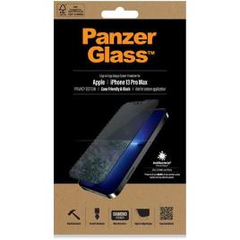 Película Ecrã Panzer Glass Privacy para Apple iPhone 13 Pro Max - Preto