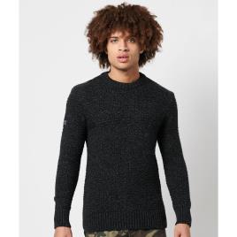 Camisola de gola redonda, malha aos torcidos, Jacob