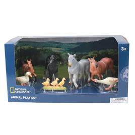 Pack 7 Figuras de Animais da Zona Rural